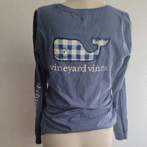 Vineyard Vines Navy Long Sleeve Tee